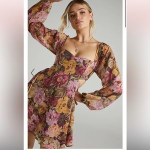 Showpo Ebonee mini dress in floral
